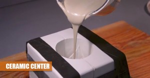 Kerámia Öntőmassza Öntése Gipsz Formába