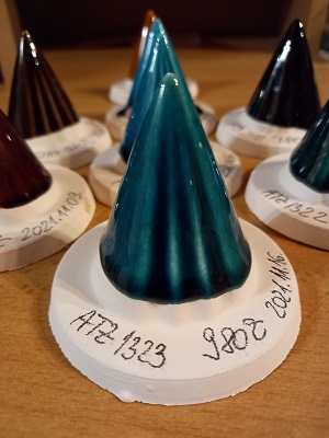 ATZ 1323k Ceramic glaze 980C turquize